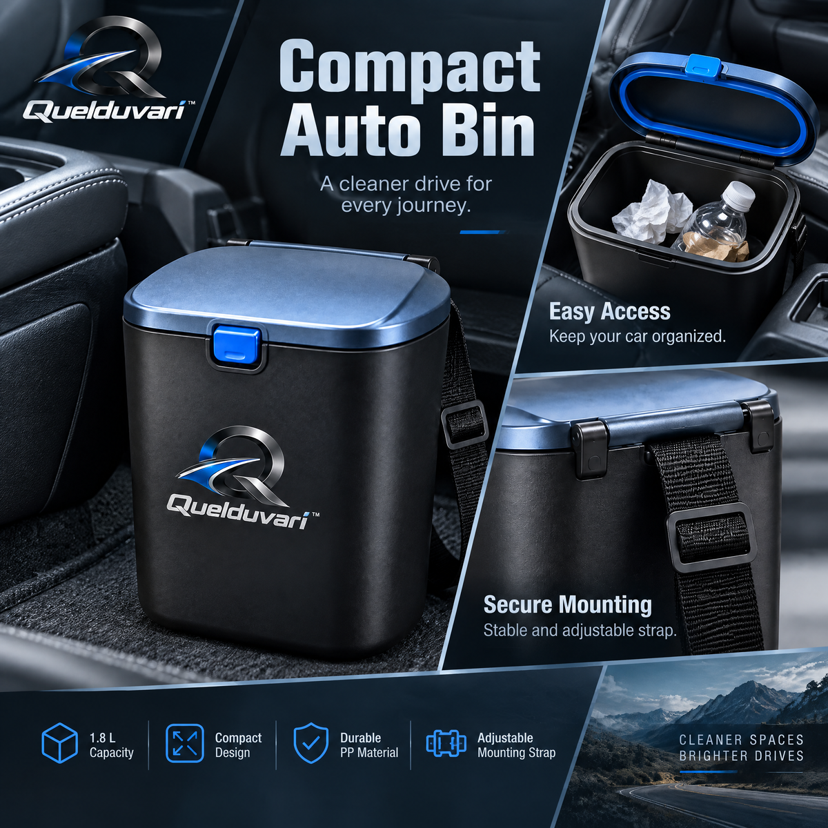 Quelduvari™ AutoBin Compact