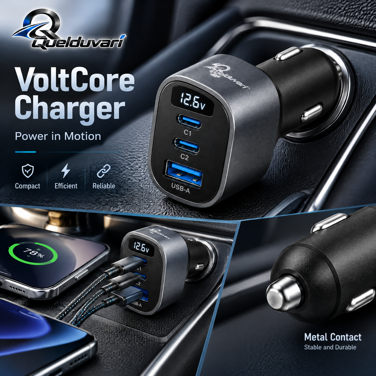 Quelduvari™ VoltCore Charger