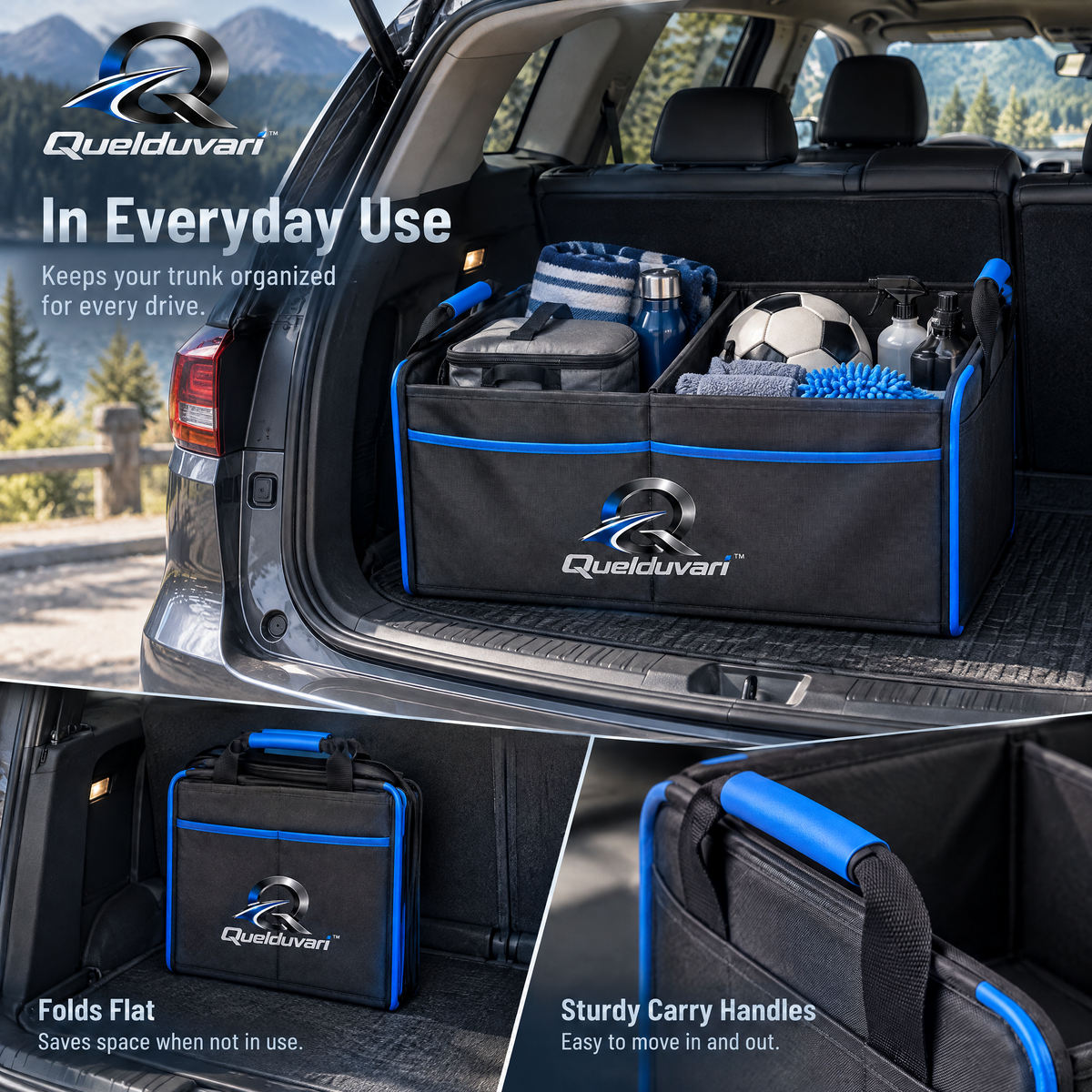 Quelduvari™ TrunkForm Organizer