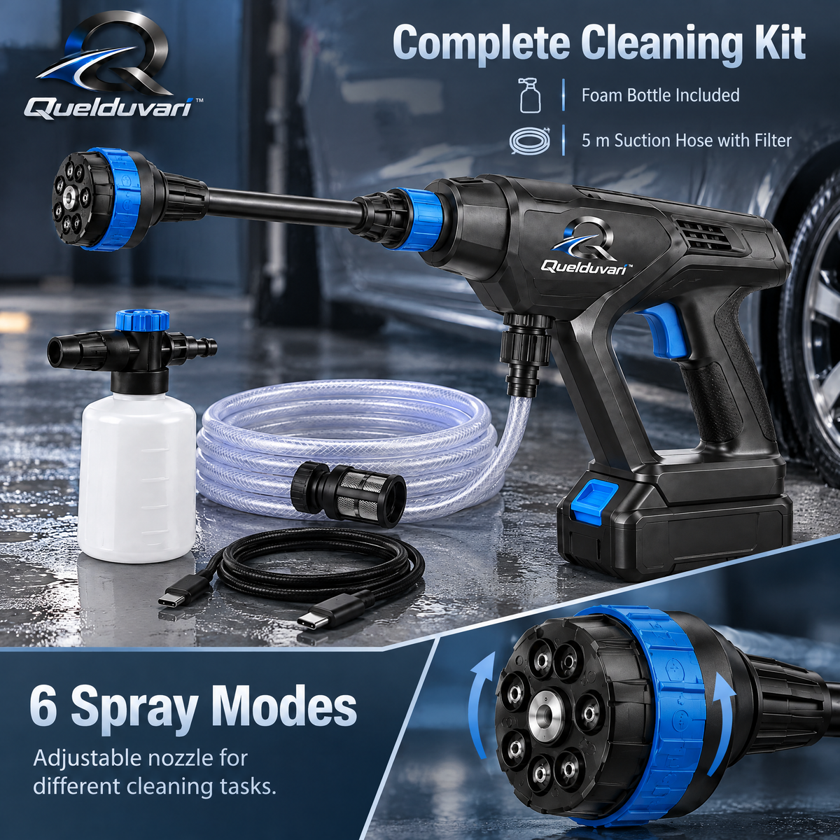 Quelduvari™ HydroJet Washer