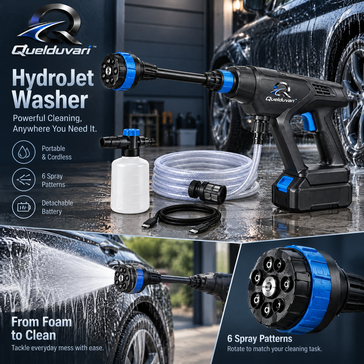 Quelduvari™ HydroJet Washer